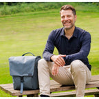 Burgers - New Looxs - Burgers - New Looxs Tas new looxs tulum enkel grijs/groen | 16l