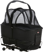 Trixie fietsmand bagage drager breed zwart