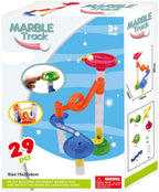 Lobbes Speelgoed- Lobbes SpeelgoedLobbes knikkerbaan speelgoed kleurrijk 29-delig creatief bouwen.