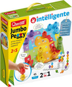Quercetti - stapelspel jumbo peggy junior karton 45-delig
