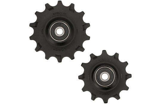 Trivio - Trivio - derailleurwieltjes 12/14t chromo lagers