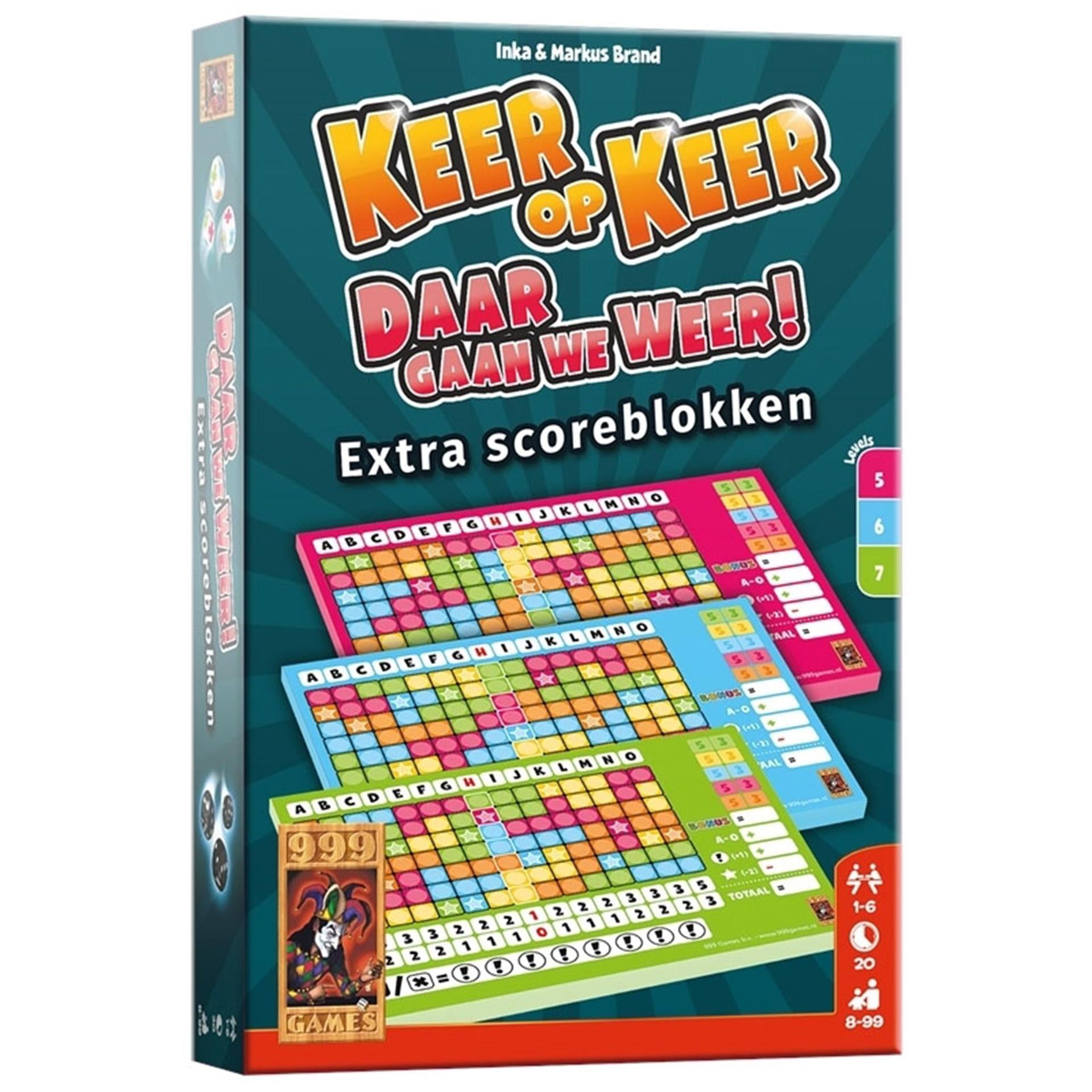 999Games - 999Games Keer op keer scoreblok level 5/6/7