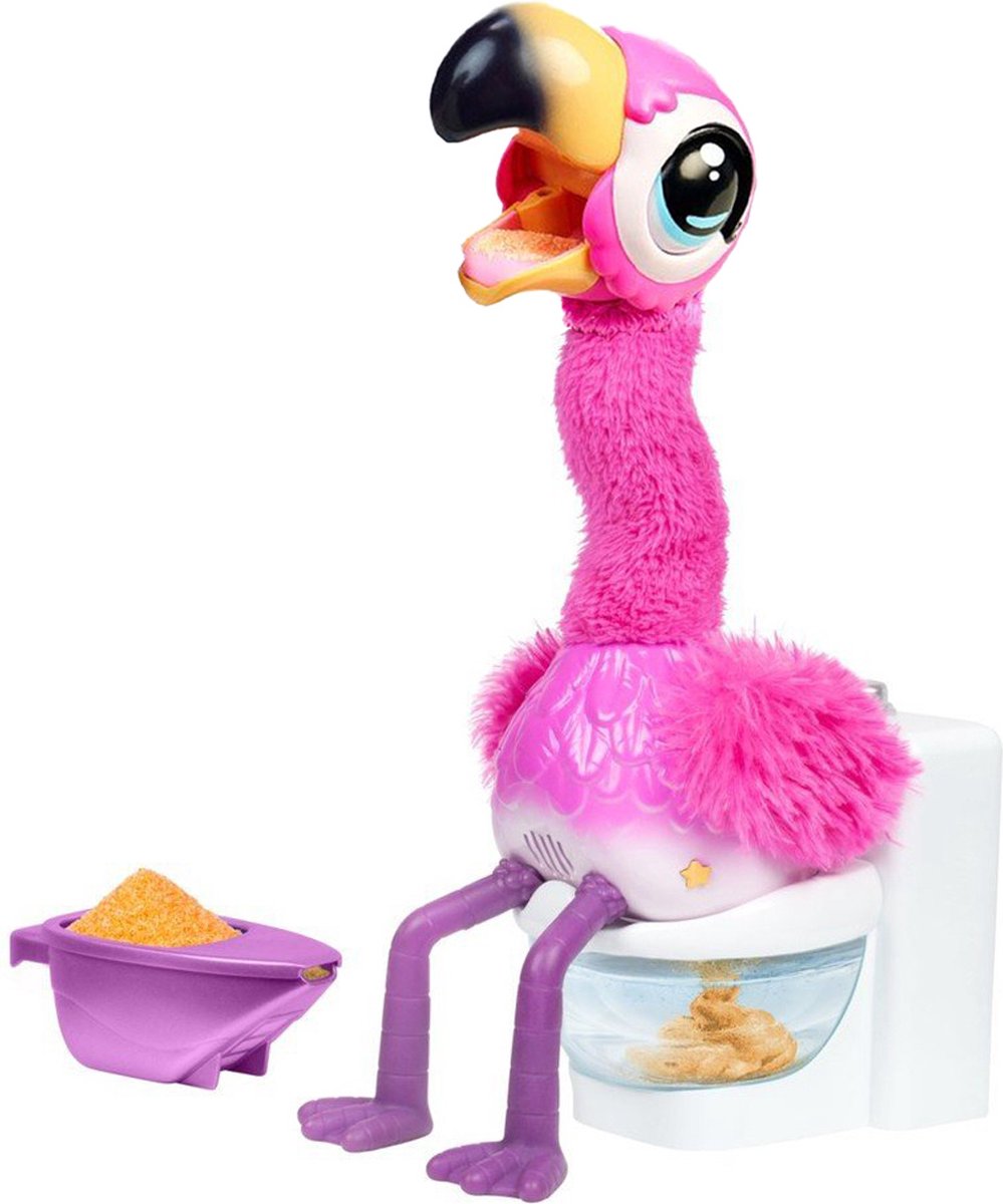 Little Live Pets - Little Live Pets - gottago flamingo - interactieve knuffel - zingt danst en legt échte drolletjes