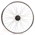 Shimano achterwiel 28 inch nexus 7 naaf (zwart) - zac19 velg (zwart) met rvs spaken - voor schijfrem