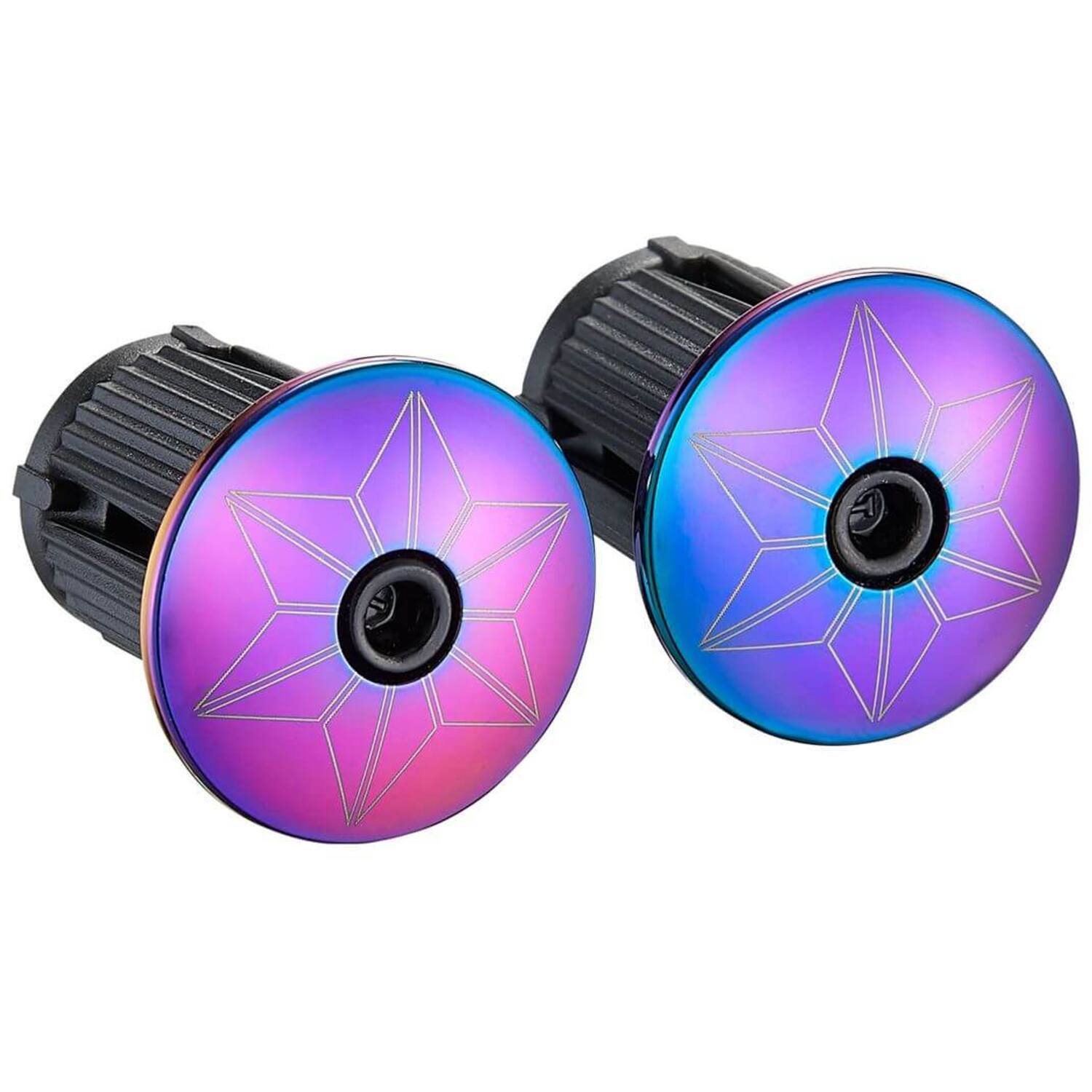 Supacaz - super sticky kush star fade stuurlint zwart / oil slick
