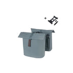 BASIL - BASIL Dubbele fietstas city mik 28-32 liter - graphite blue