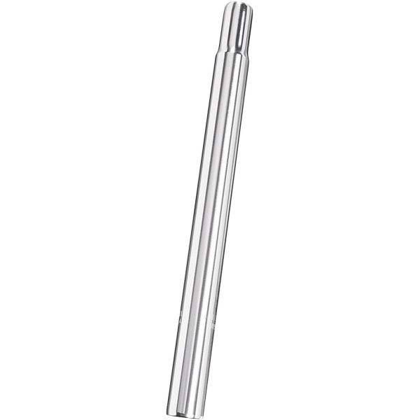 Zadelpen kaars ø27,2mm 300mm aluminium - zilver
