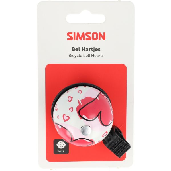 Simson - fietsbel hartjes