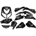 Edge - Plaatset 13-delig voor peugeot speedfight 2 - metallic zwart