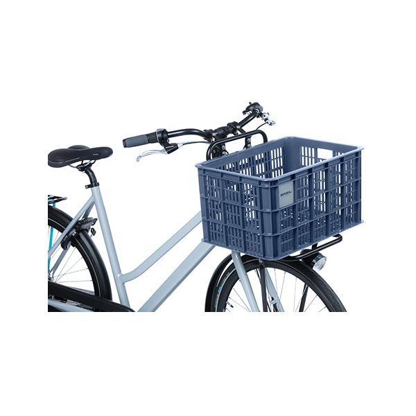 Caisse à vélo Basil L - grande - 40 litres - bleue