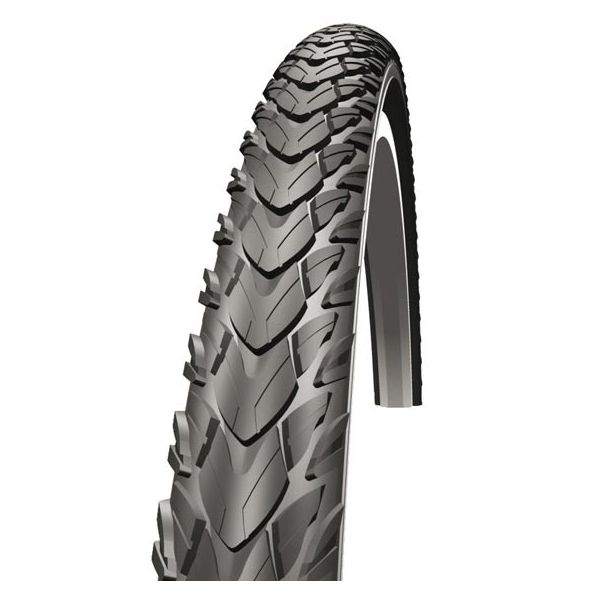 Schwalbe - Vouwband marathon mondial evo/dd 28 x 1.75"/ 47-622mm - zwart met reflectie