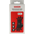 Simson - Telefoonhouder siliconen universeel - zwart