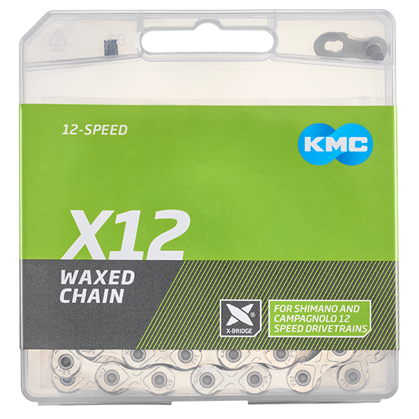 Kmc x12 waxed - silver (nickel plated)