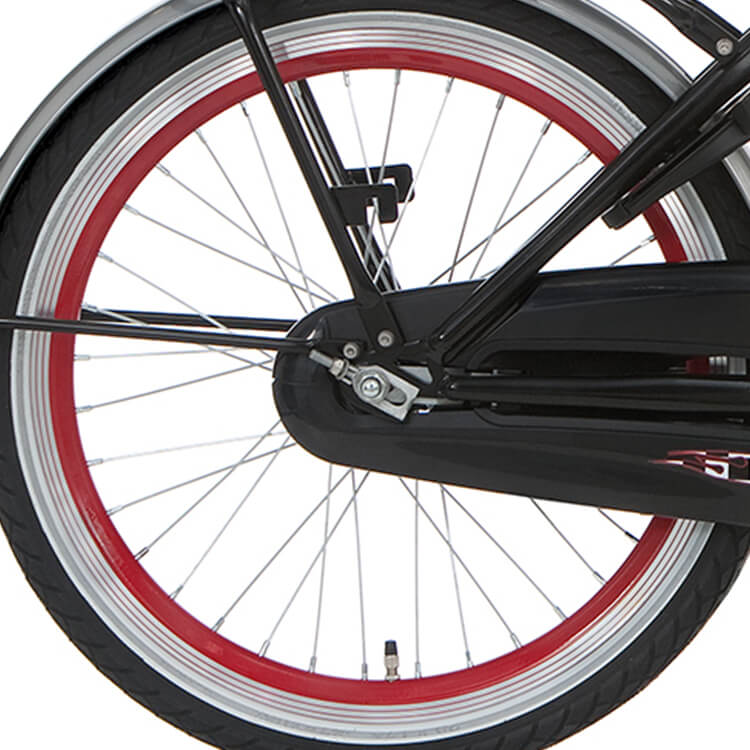 Alpina Roue arrière 20 moyeu de frein J19SG rouge zinc spk
