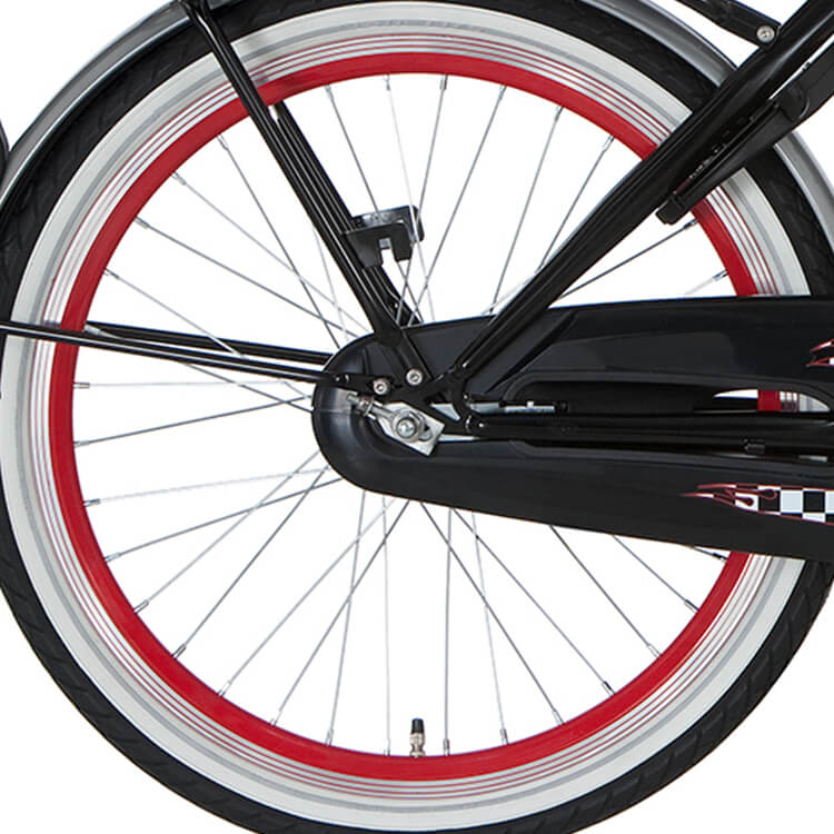 Alpina Roue arrière 22 moyeu de frein J19SG rouge zinc spk