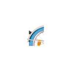 Alpina Spatbord set 16 Ocean warm grey