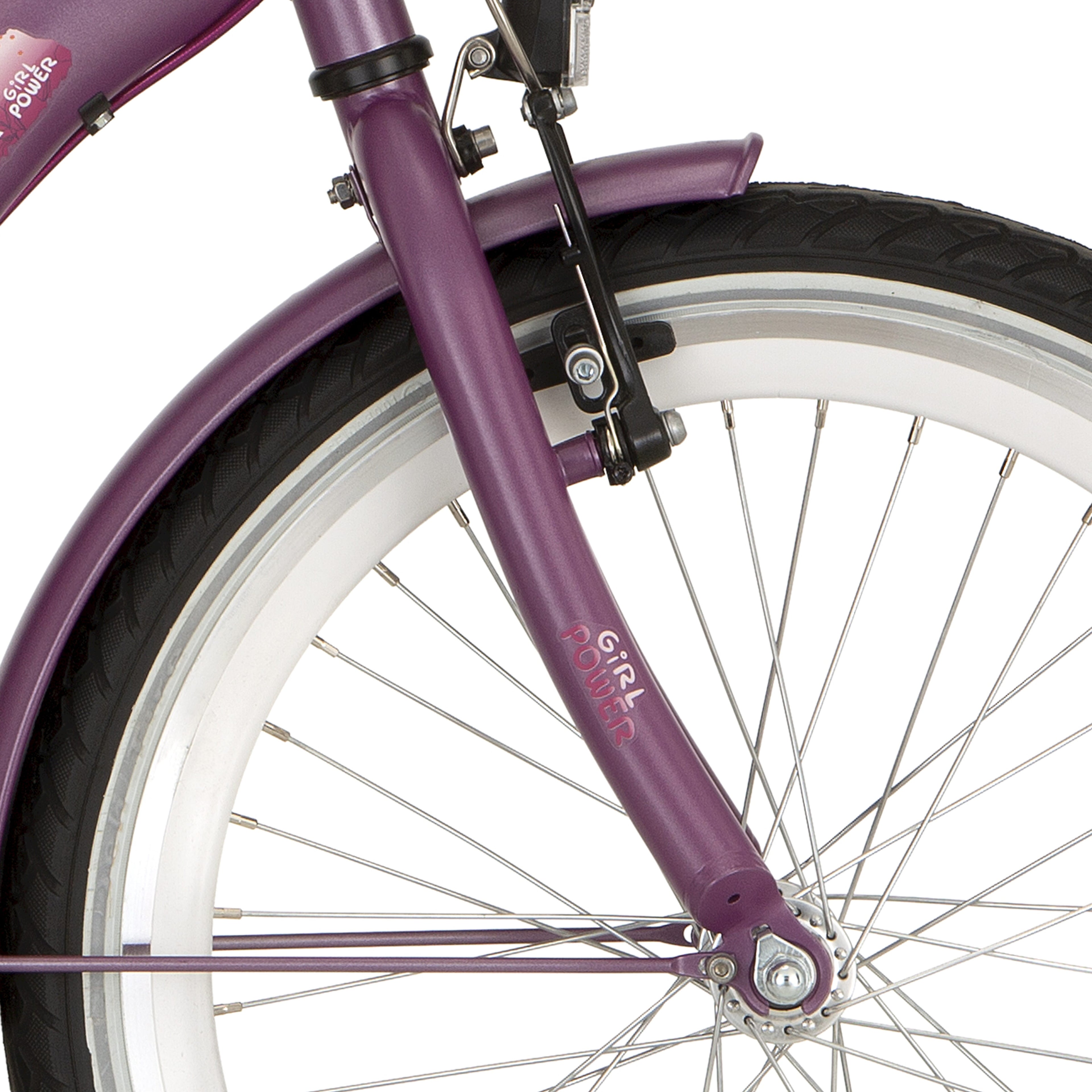 Fourche avant Alpina 20 GP violet vif mat