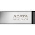 Adata ur350 64 gb usb-stick (nikkel zwart, usb-a 3.2 gen 1 (5 gbit s))