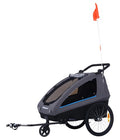 Polisport - kinder aanhangwagen 20 inch met 3e wiel