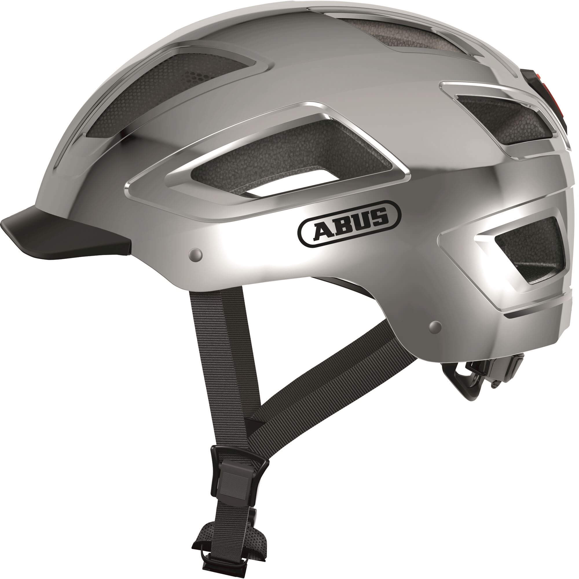 Abus helm hyban 2.0 chrome silver m 52-58cm