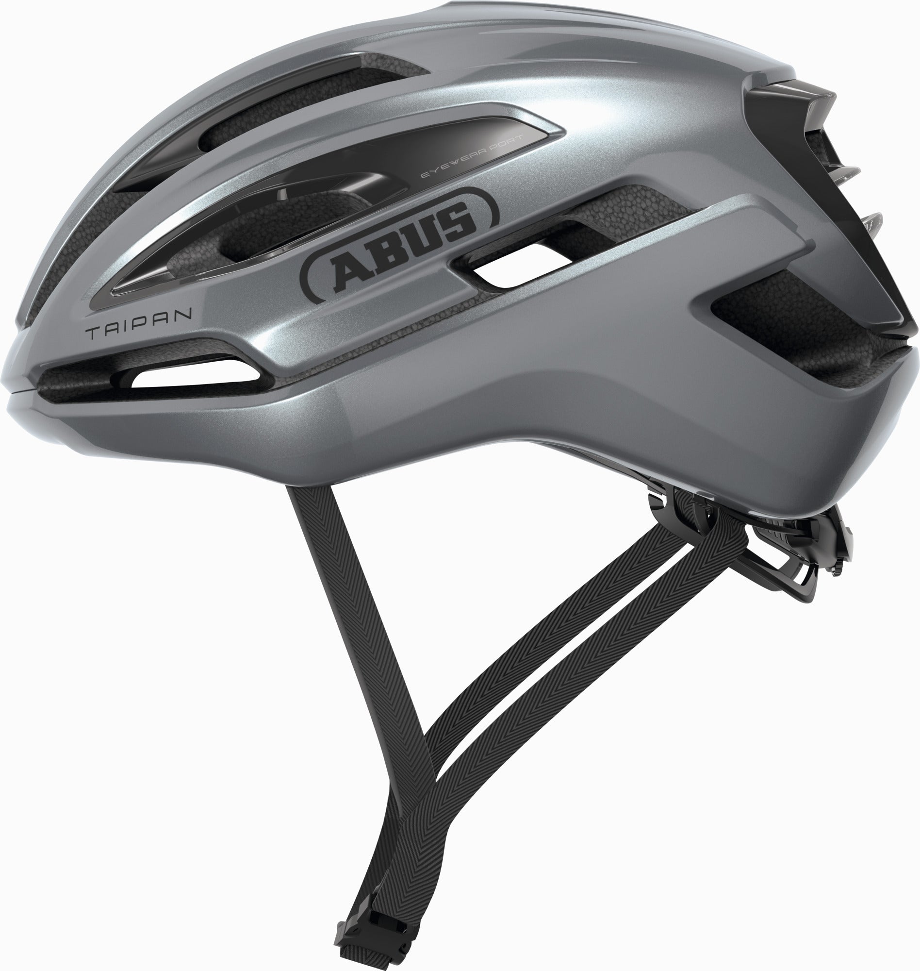Abus helm taipan graphite silver l 57-61cm