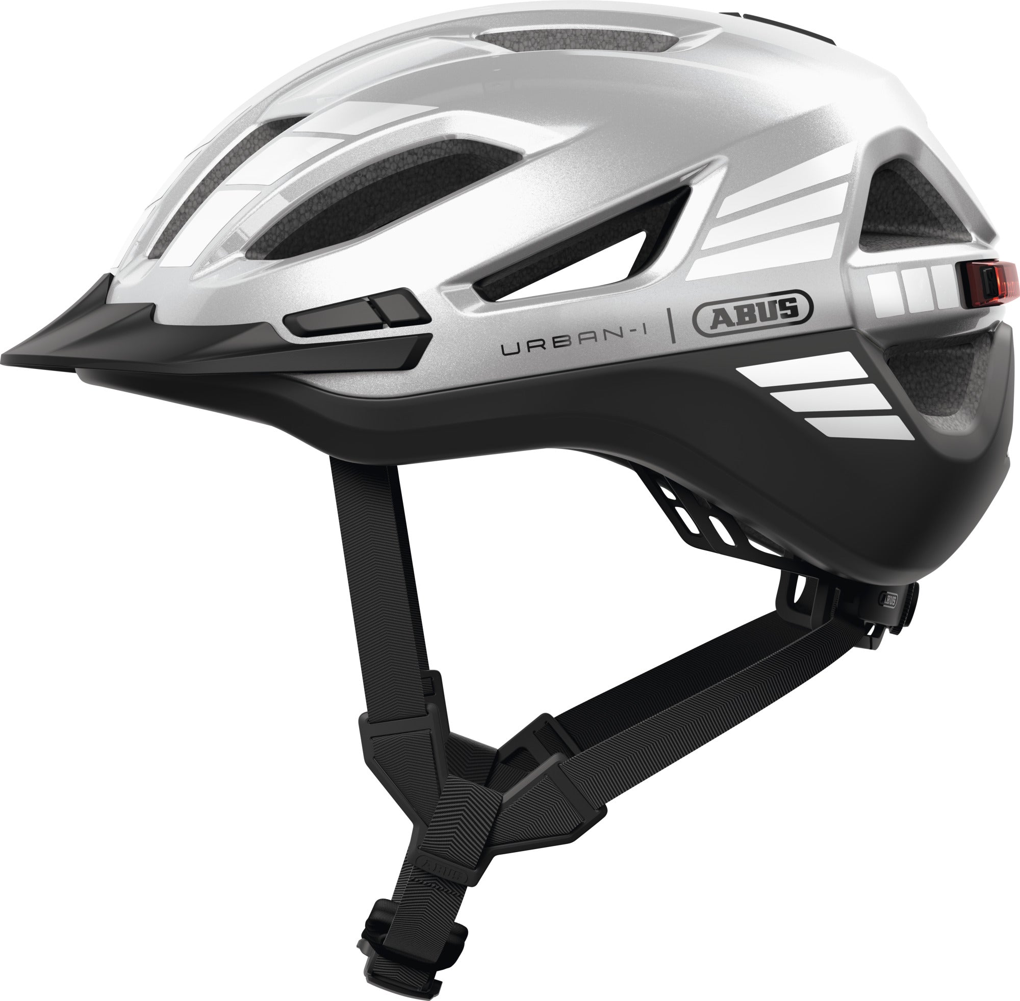 Abus - helm urban-i 4.0 ace signal silver xl 60-64cm