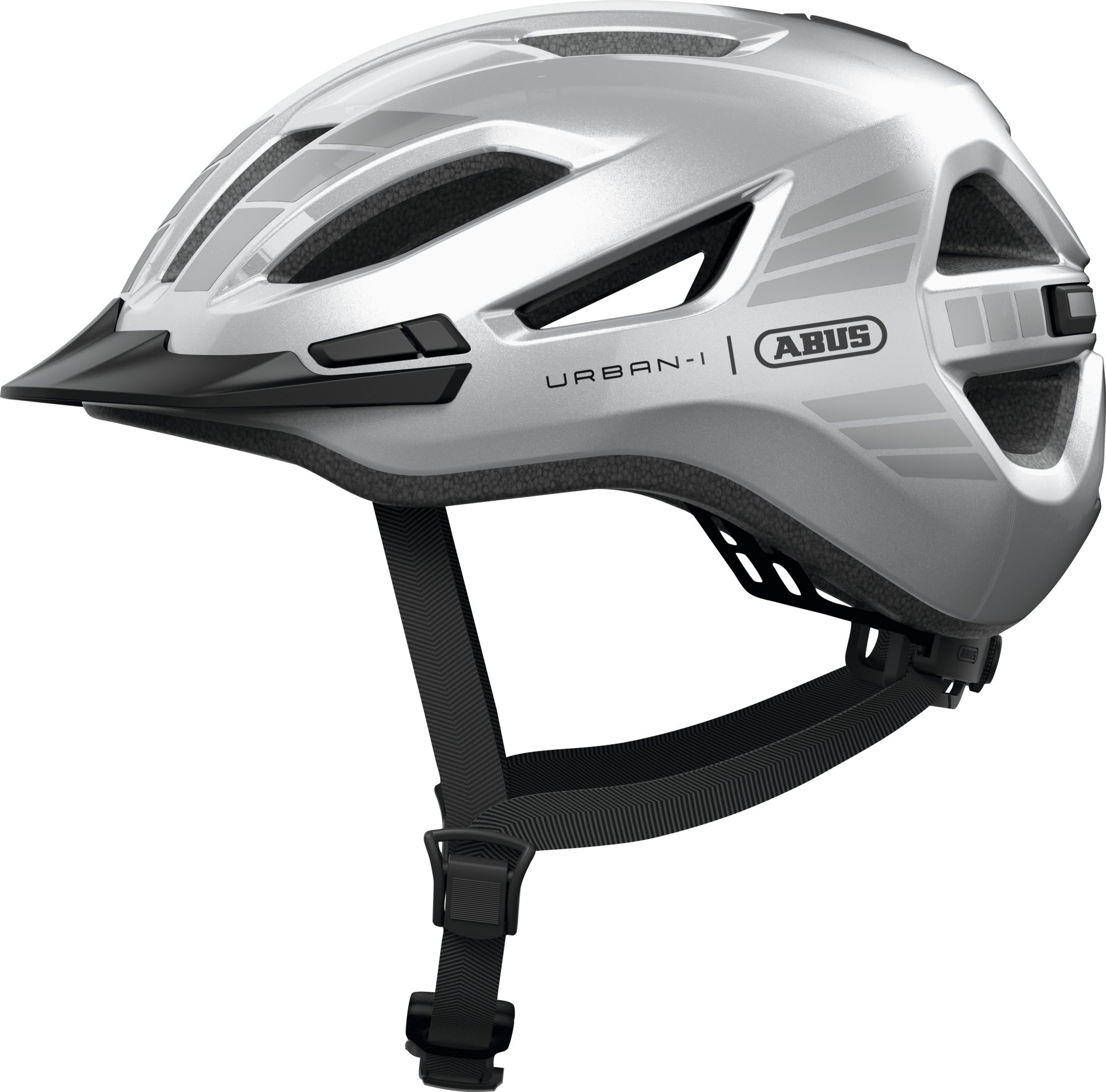 Abus helm urban-i 4.0 lr signal silver m 54-58cm