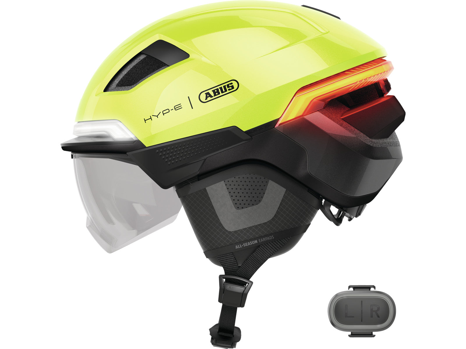 Abus smart helm hyp-e ace signal yellow s 51-55cm