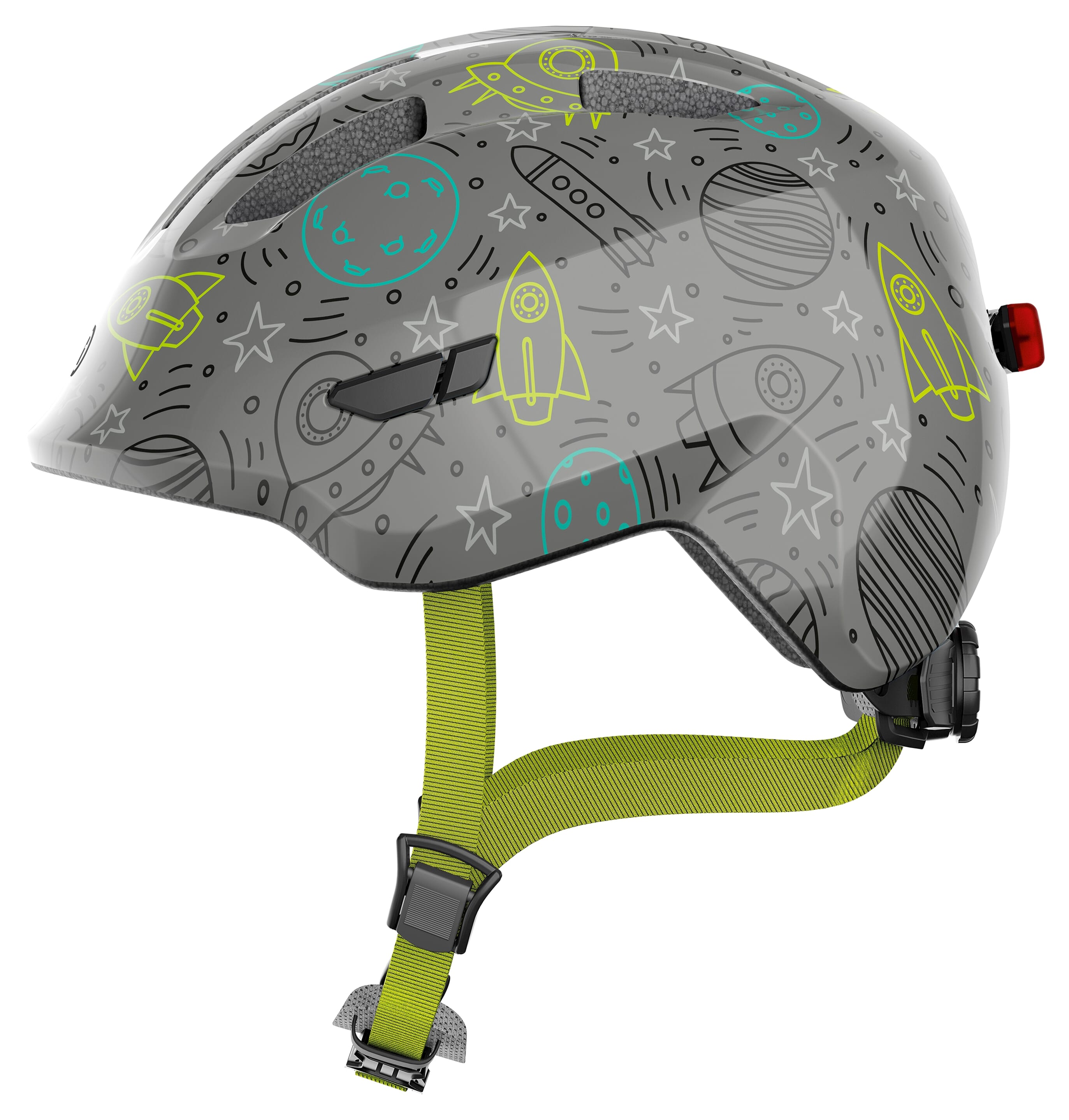 Casque Abus Smiley 3.0 LED Gris espace S 45-50cm