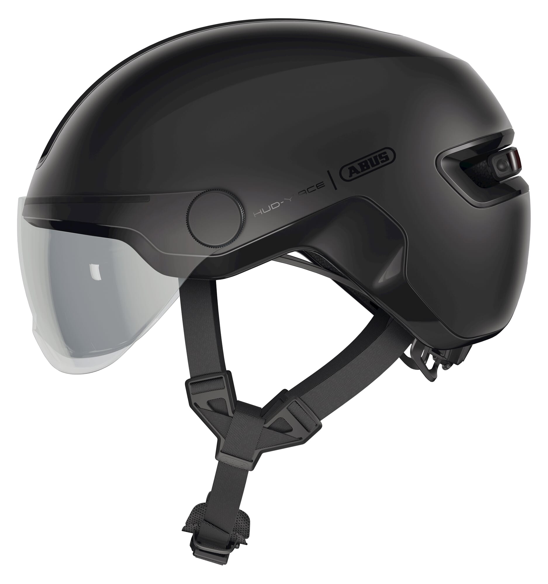 Casque Abus HUD-Y ACE velours Noir L 57-61cm