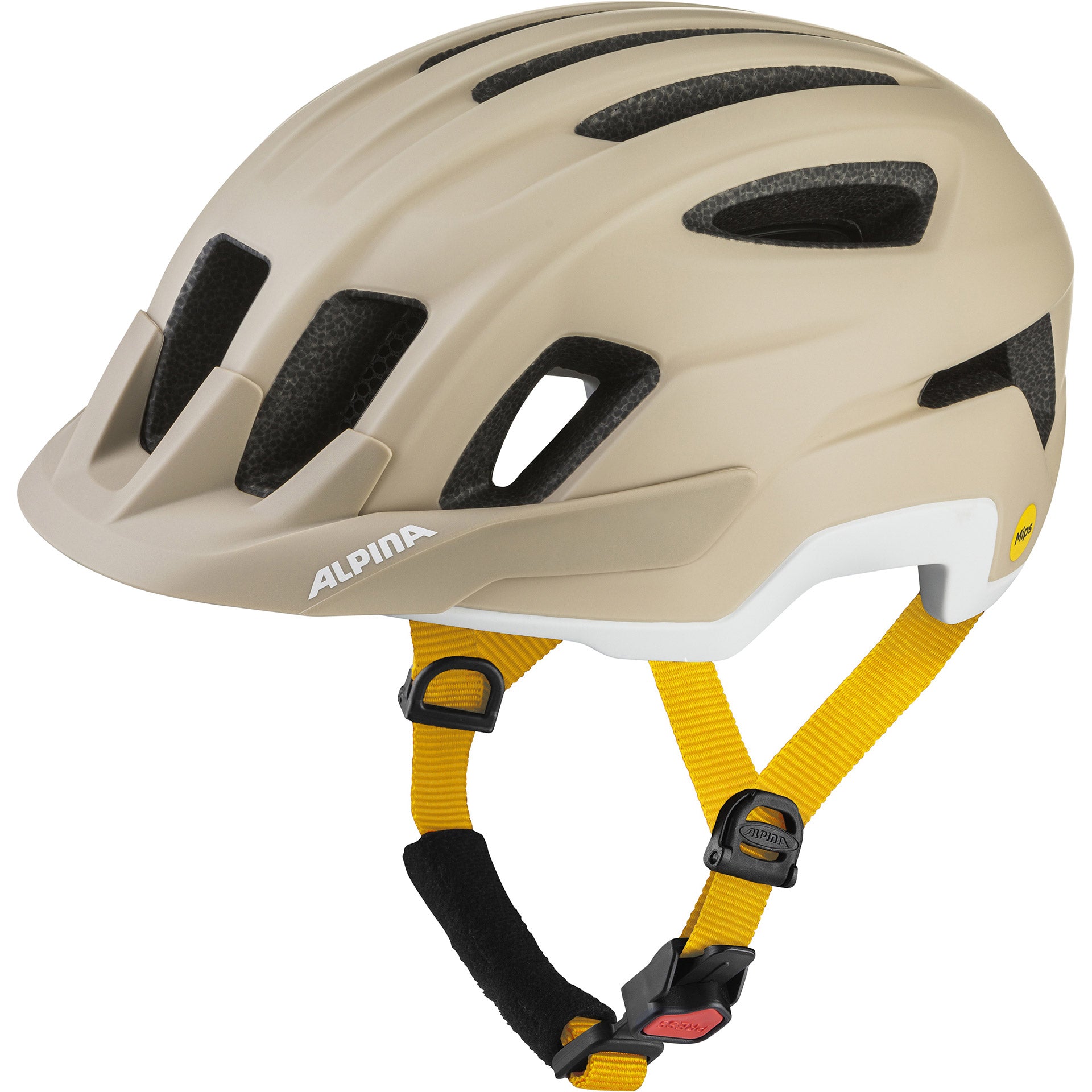 Olympic sportswear alpina sports tour helm paranus mips 52-56 mat beige