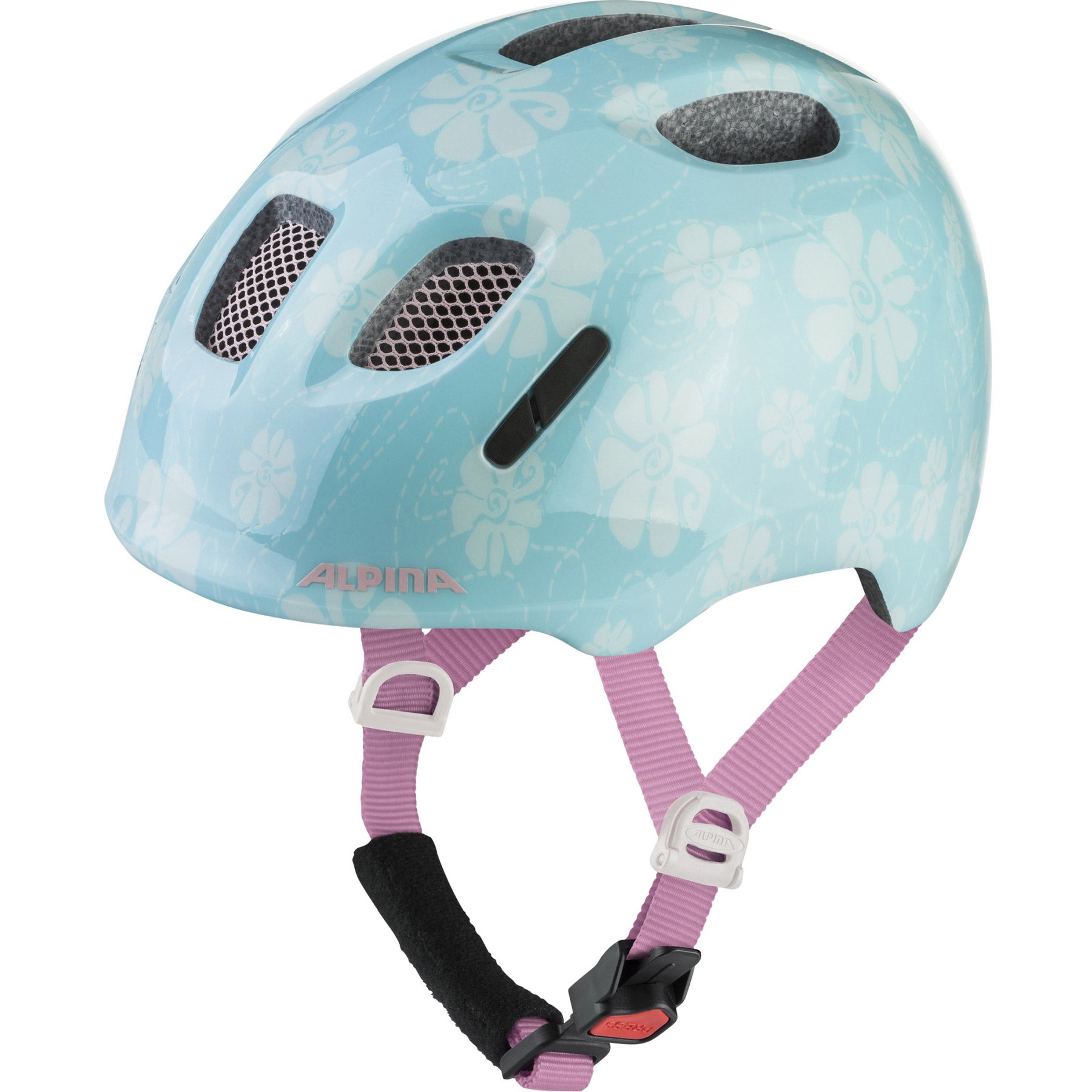 Olympic sportswear alpina sports kinderhelm ximo 2 aqua rose flower 47-51 glans