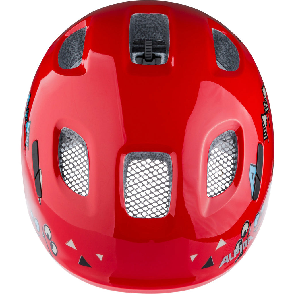 Olympic sportswear alpina sports kinderhelm ximo 2 red smile 47-51 glans
