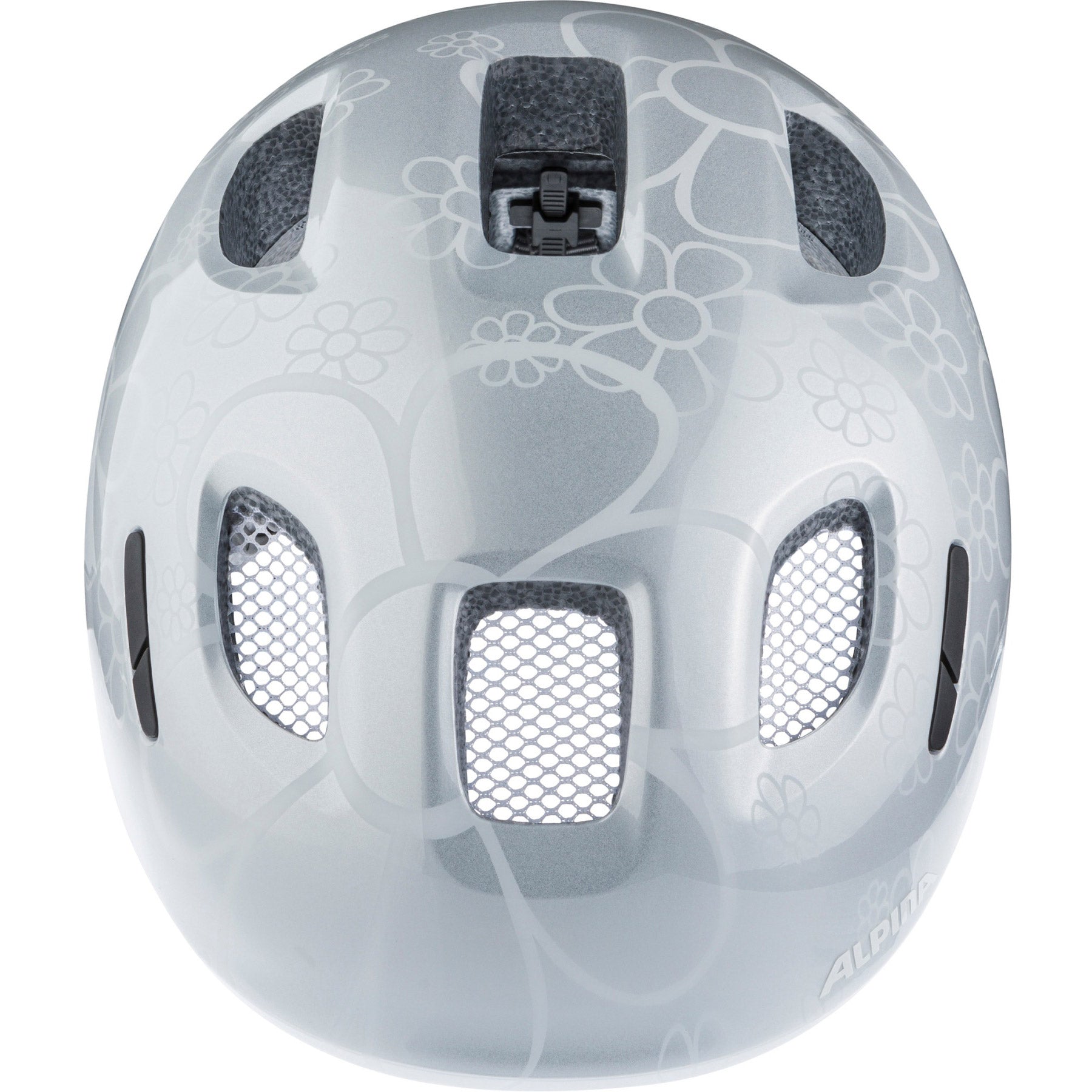 Olympic sportswear alpina sports kinderhelm ximo 2 silver flower 47-51 glans
