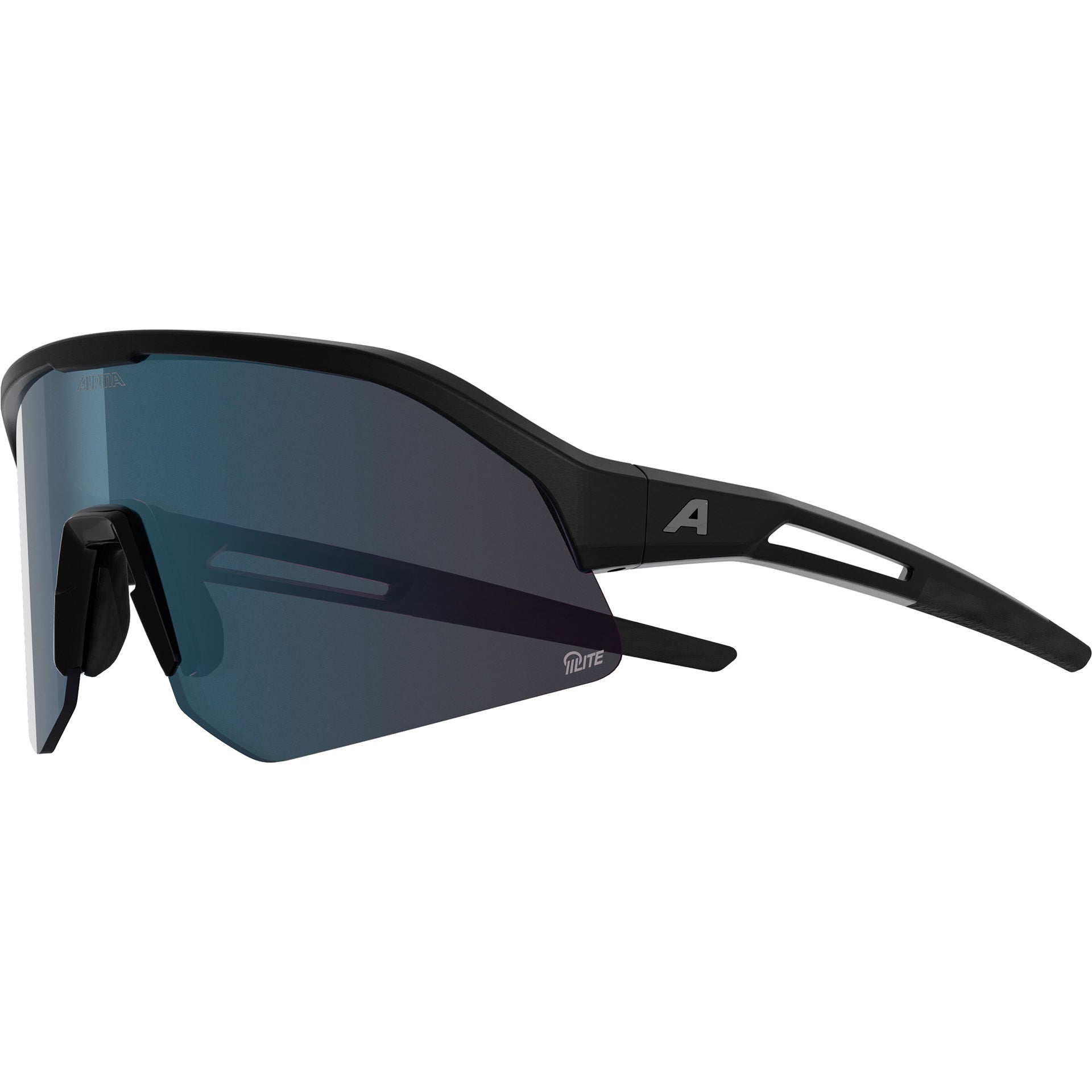 Olympic Sportswear - Olympic Sportswear sports sportbril sonic hr m q-lite blauwe lens mat zwart