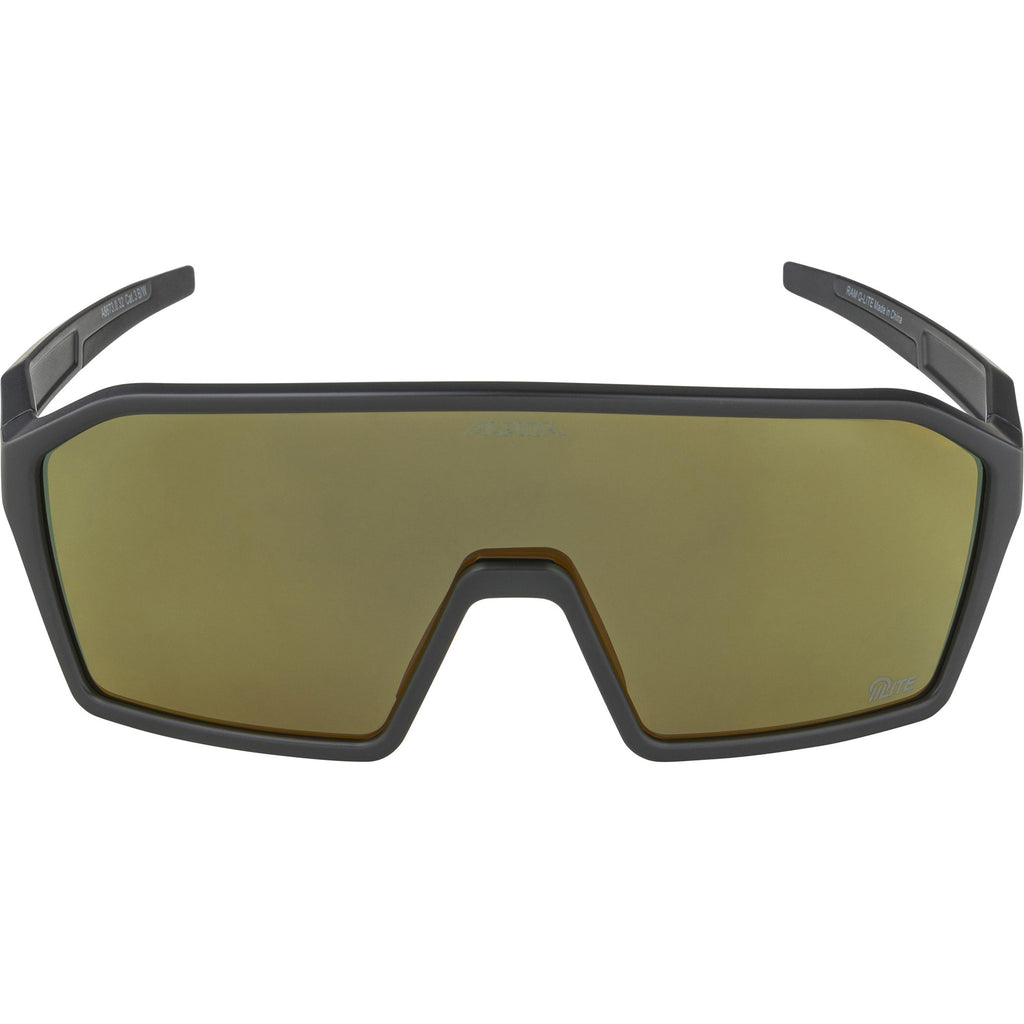 Olympic Sportswear - Olympic Sportswear sports sportbril ram q-lite gouden spiegel zwart