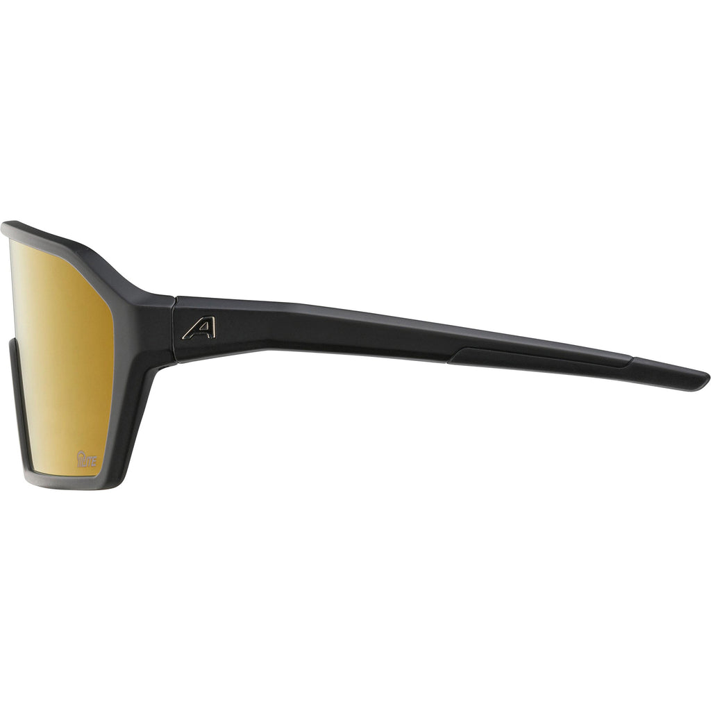 Olympic Sportswear - Olympic Sportswear sports sportbril ram q-lite gouden spiegel zwart