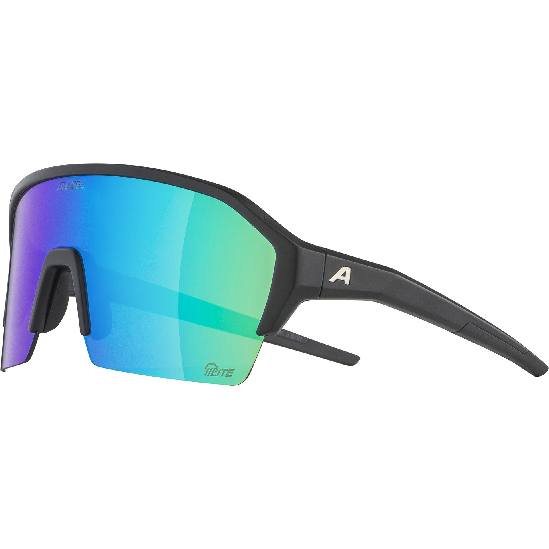 Olympic Sportswear - Olympic Sportswear sports sportbril ram hr q-lite jade spiegellens zwart
