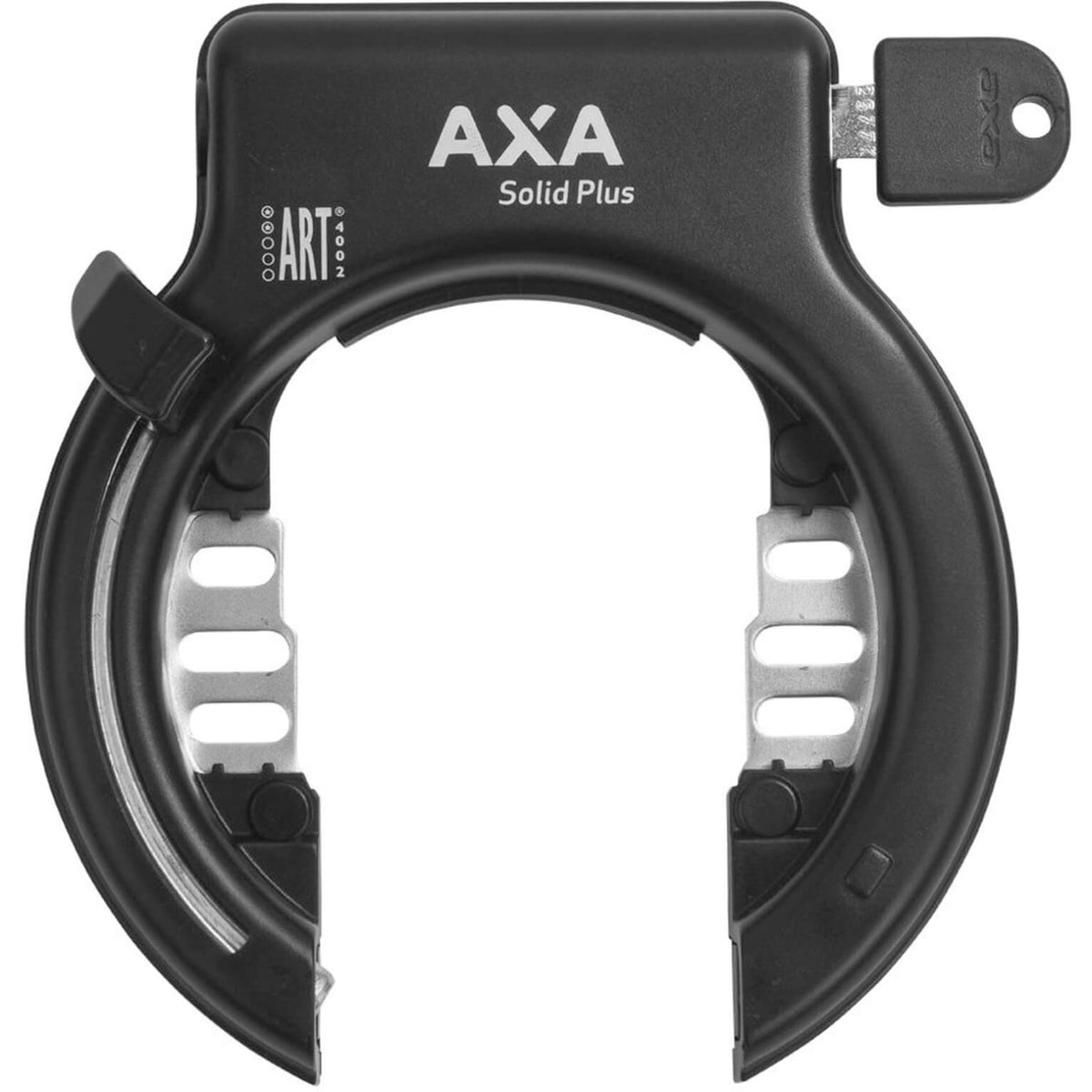 Axa ringslot solid plus zwart (op kaart)