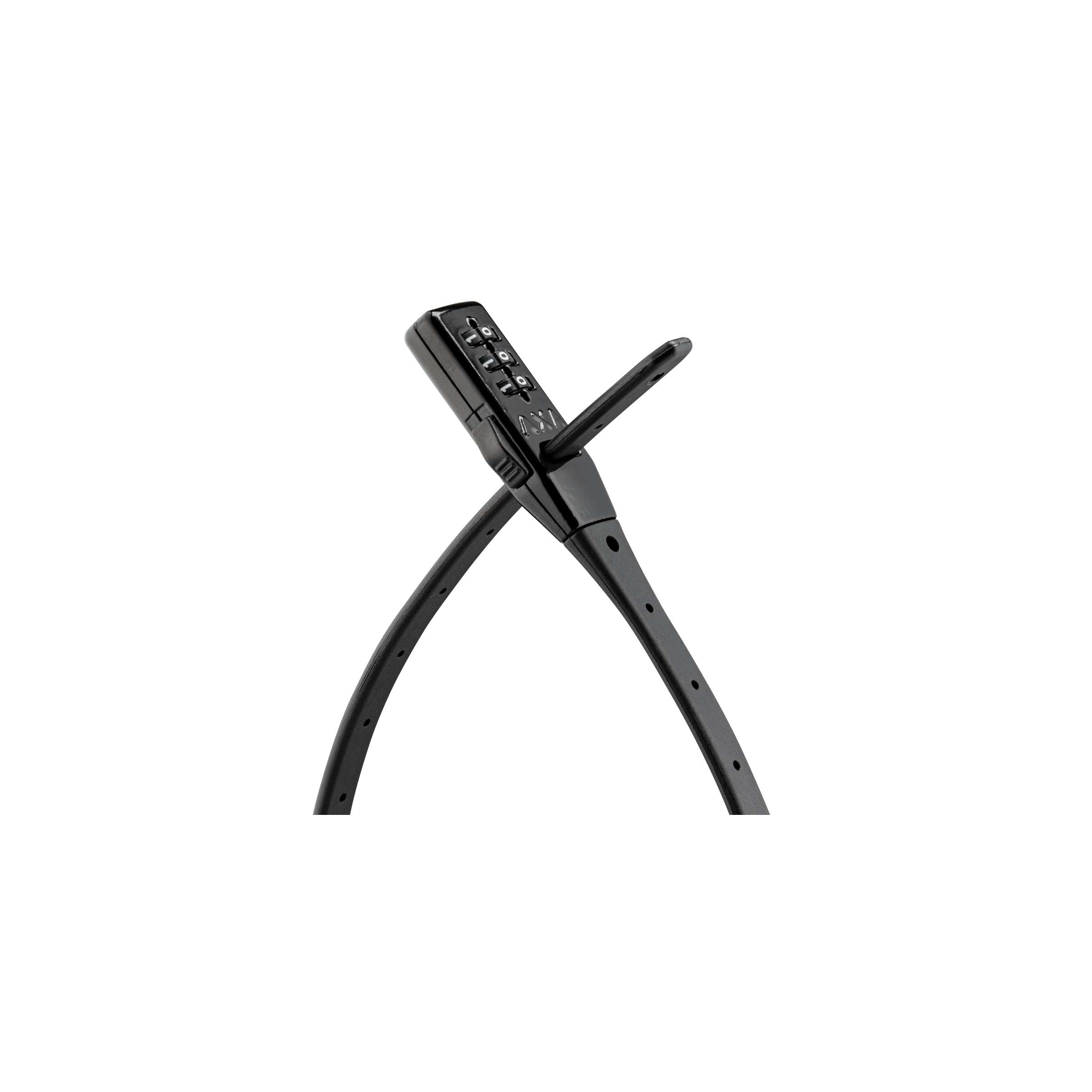 Axa kabelslot code zipper zwart