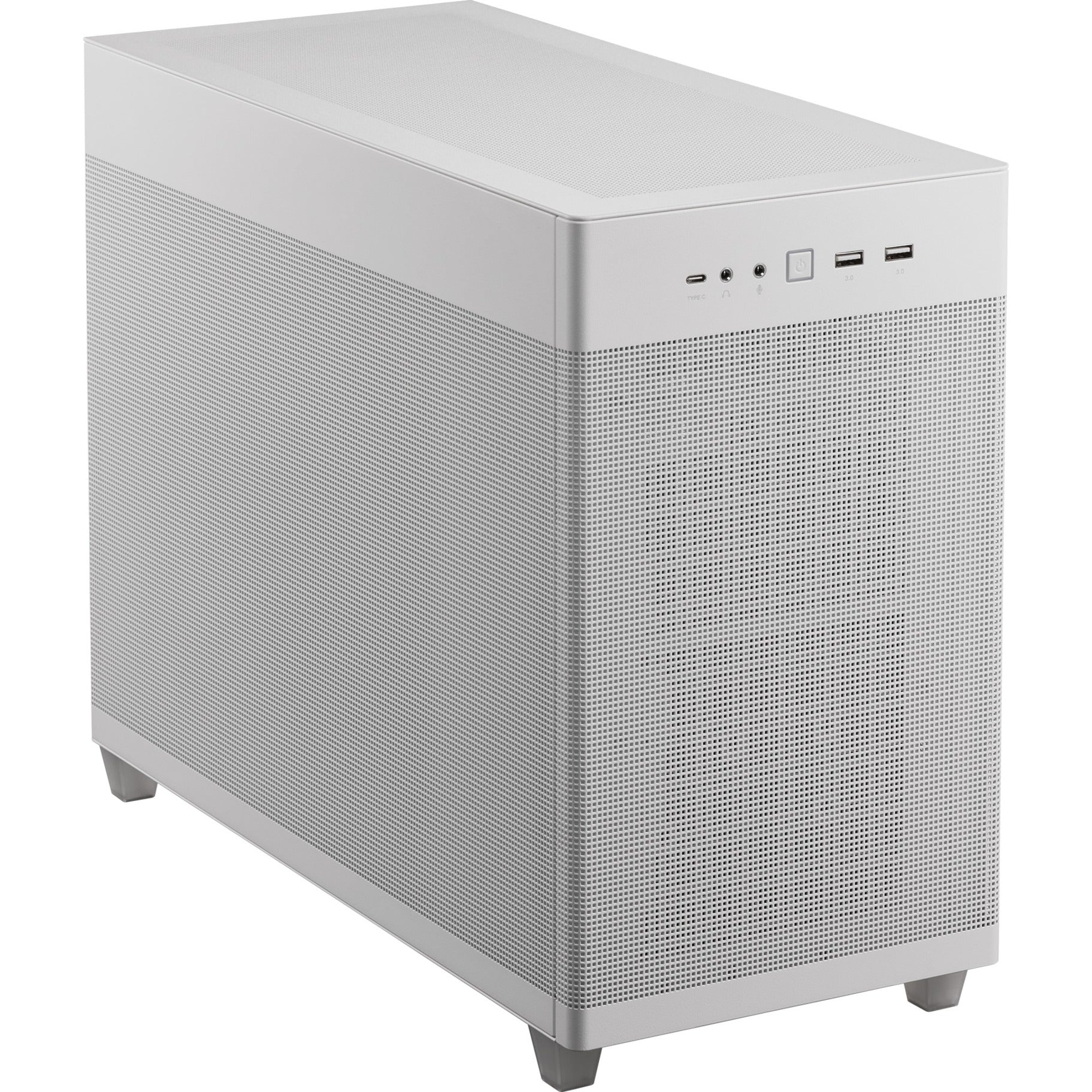 Asus prime ap201 mini tower behuizing (wit | 2x usb-a | 1x usb-c)