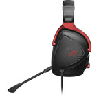 Asus rog delta s core over-ear gaming headset (zwart rood, pc, playstation 4, playstation 5, xbox one, xbox series x|s, nintendo switch)