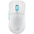 Asus rog harpe ace aim lab edition gaming muis (wit, 100 - 36.000 dpi, usb 2.0, 2,4 ghz, bluetooth, rgb leds)