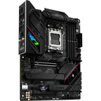 Asus rog strix b650e-f gaming wifi socket am5 moederbord (zwart, raid, 2.5 gb-lan, wi-fi 6e, bt 5.2, sound, atx)