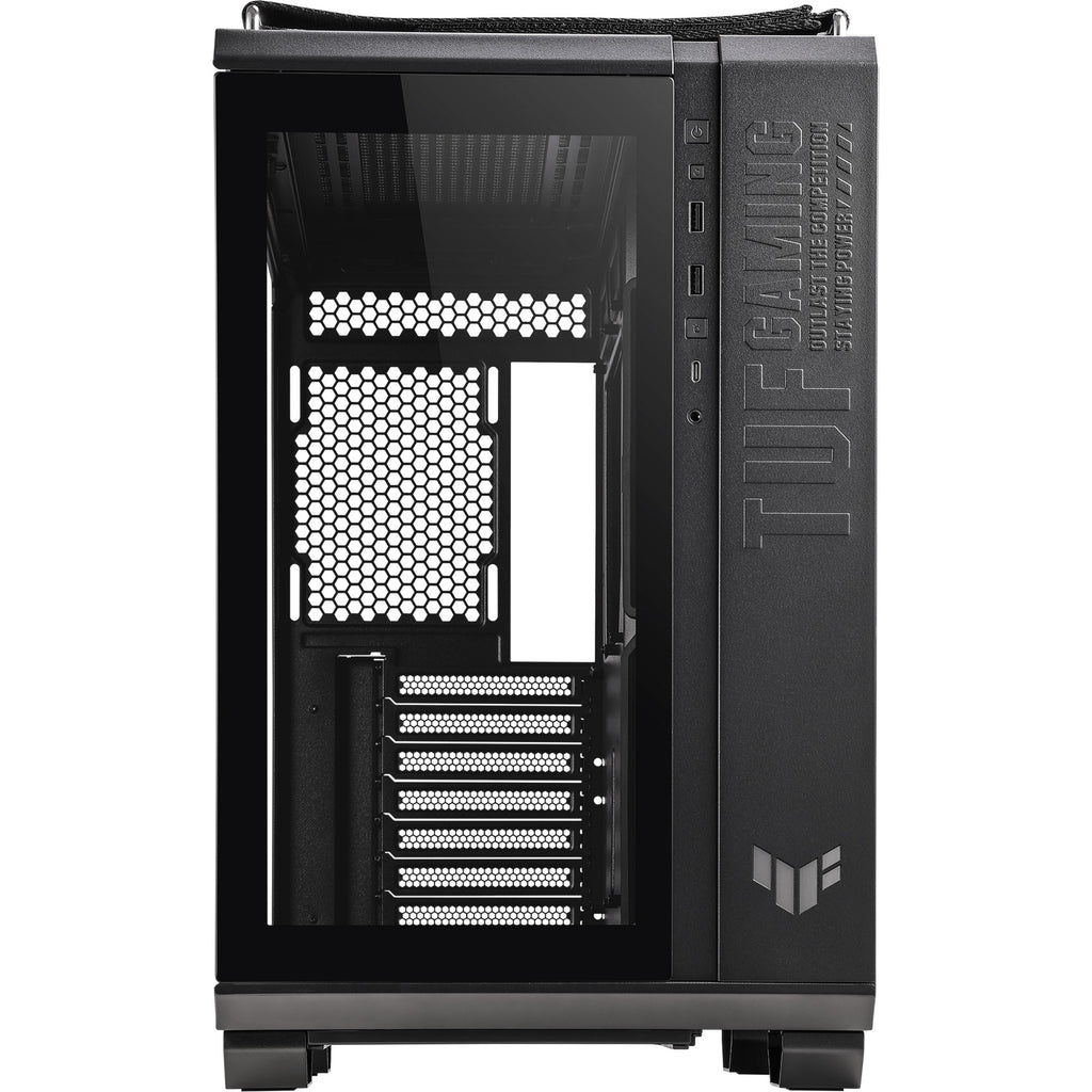 Asus tuf gaming gt502 plus midi tower behuizing (zwart | 2x usb-a | 1x usb-c | tempered glass)