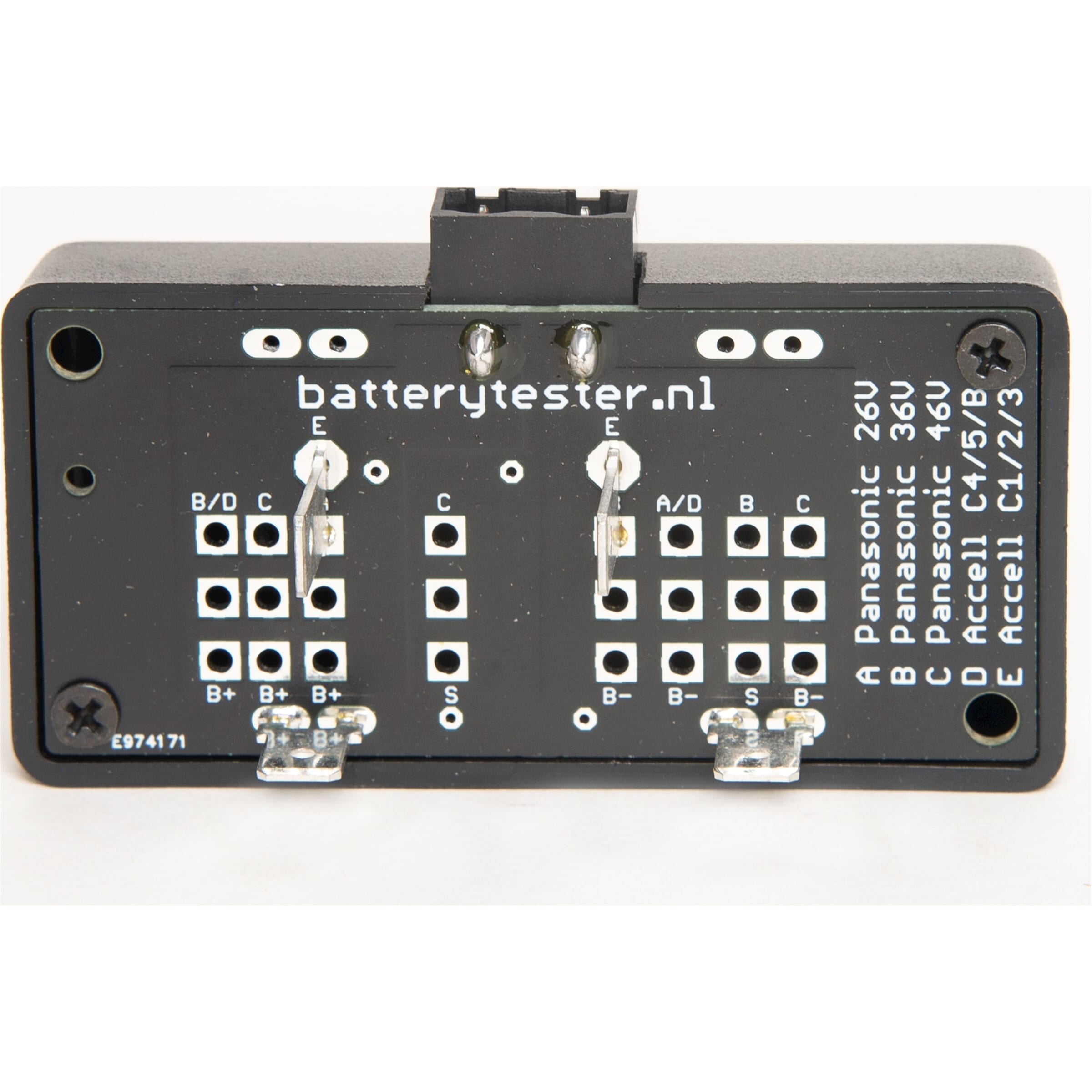 BatteryTester - Battre de la batterie du vélo d'étiquette blanche | Plastique | |