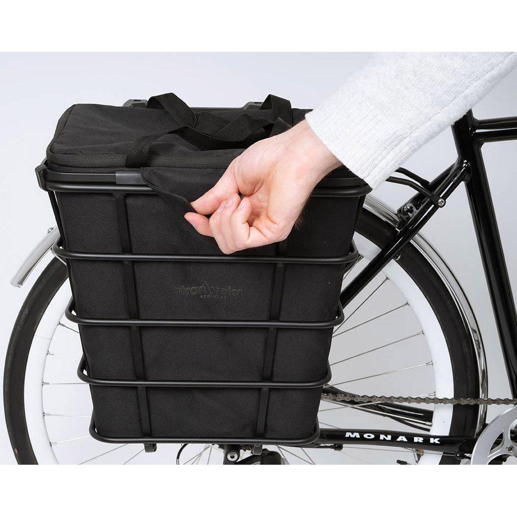 Atranvelo korbtasche add 25 basket bag add 25 black