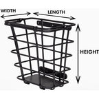 Atranvelo mand epic side rear basket epic side black