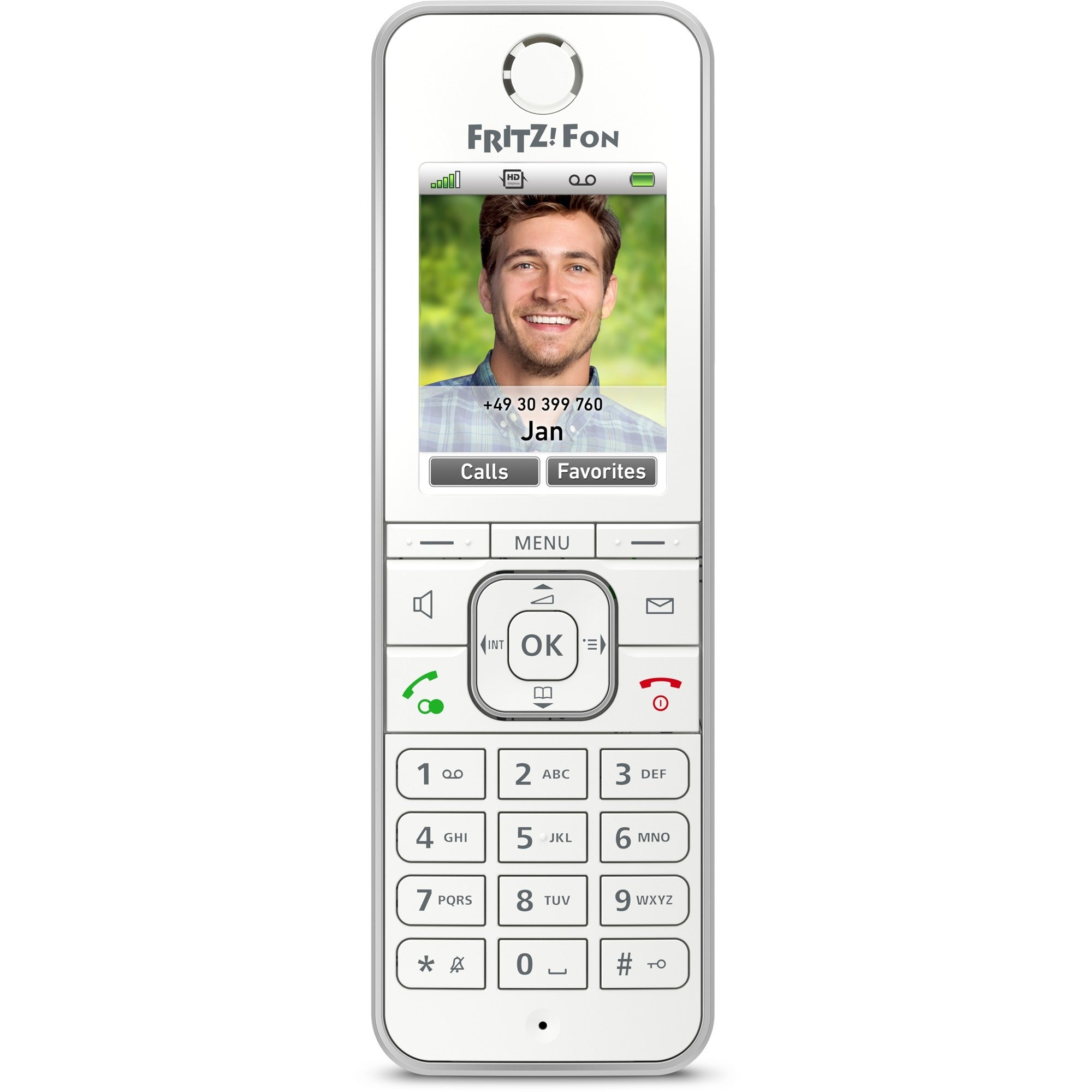 Fritz! fon c6 internationaal handset (wit)