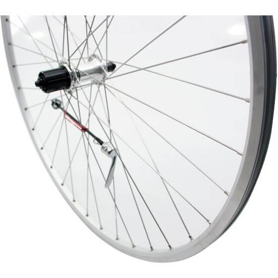 Roland Roue arrière 28 x 1 patte de fixation cass 9v Race silver spk acier inoxydable